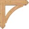 Ekena Millwork Thorton Arts and Crafts Smooth Bracket w/ Offset Brace, Western Red Cedar, 7 1/2"W x 32"D x 32"H BKT0806X32X32THR03SWR - alternate 4